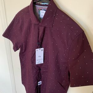 Men’s medium burgundy shirt (Spring/Summer)